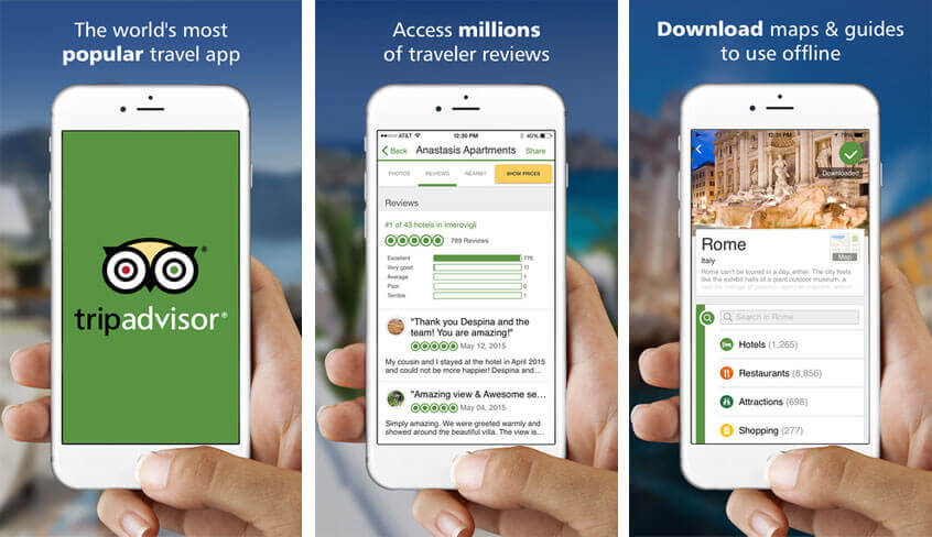 TRIPADVISOR app